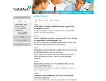 Tablet Screenshot of news.yottamark.com
